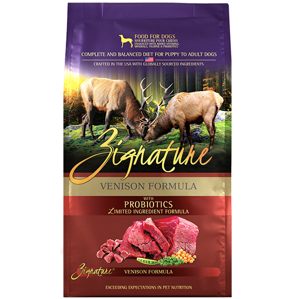Zignature Limited Ingredient Diet Venison Formula Dry Dog Food 4 lb