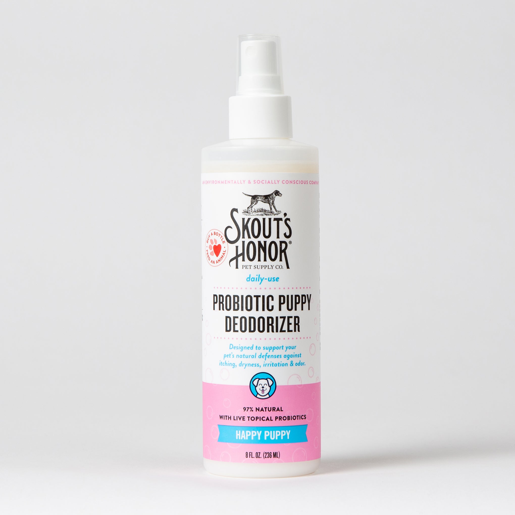 Skout's Honor Beyond Probiotic Deodorizer Happy Puppy 8 oz spray bottle