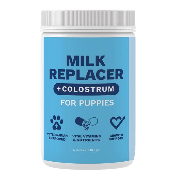 NaturVet Milk Replacer with Colostrum for Puppies — 12 oz