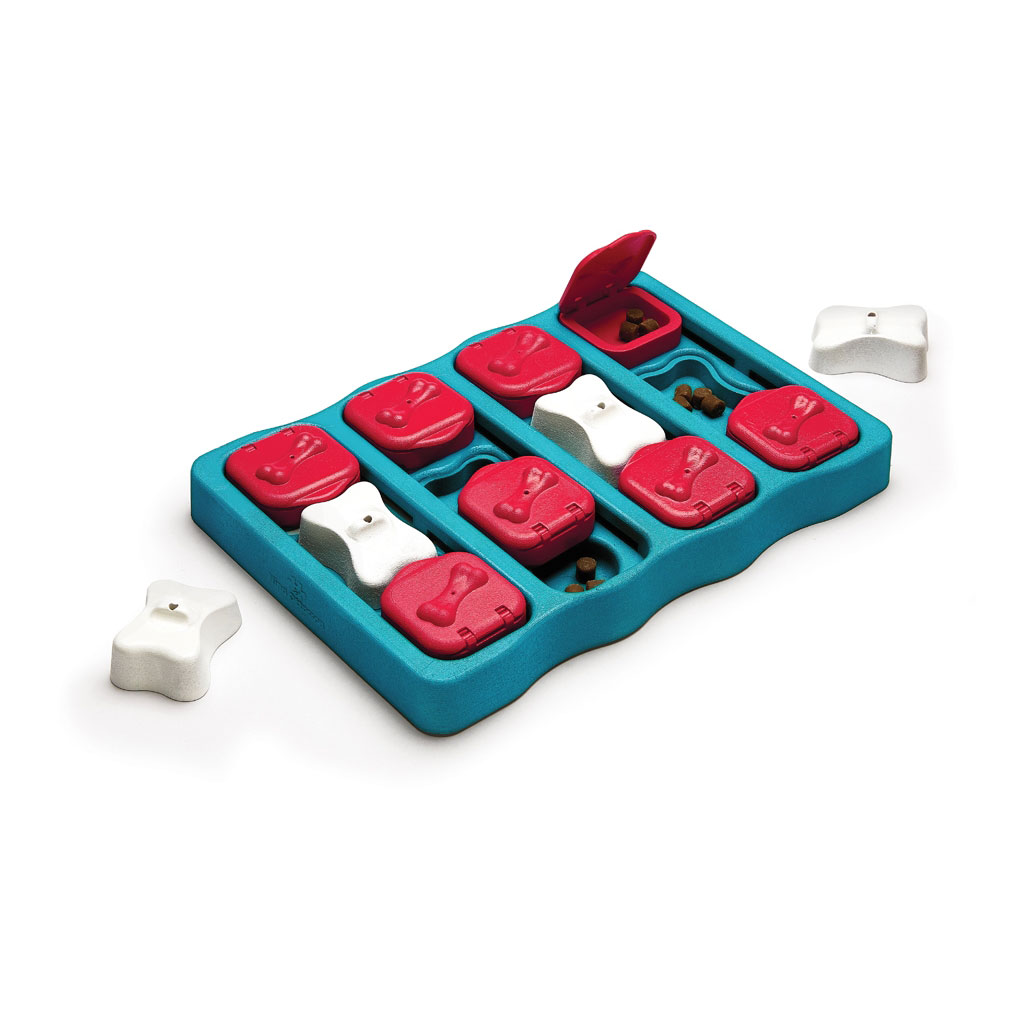 Nina Ottosson Dog Brick Level 2 interactive treat puzzle for dogs