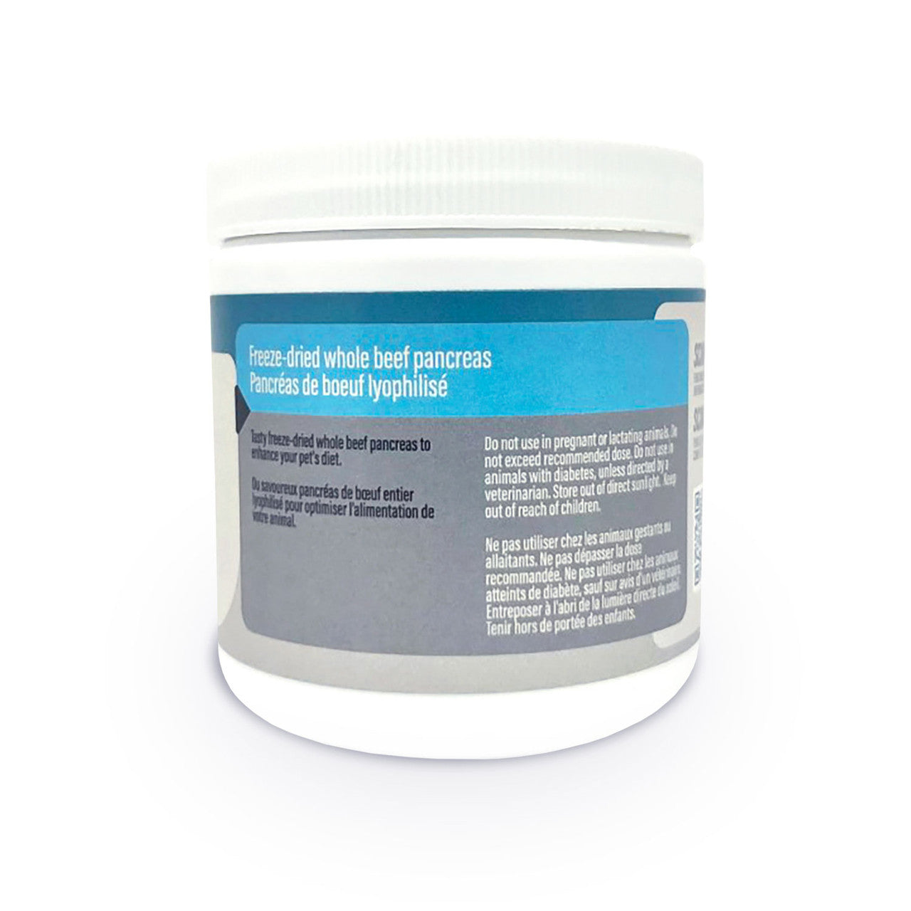 Thrive Beef Pancreas freeze-dried digestive enzyme supplement 90 g container