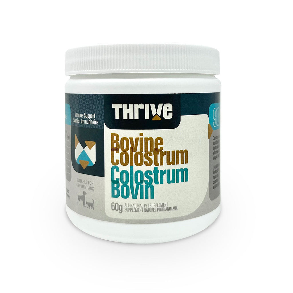 Thrive Bovine Colostrum freeze-dried powder supplement 60 g container