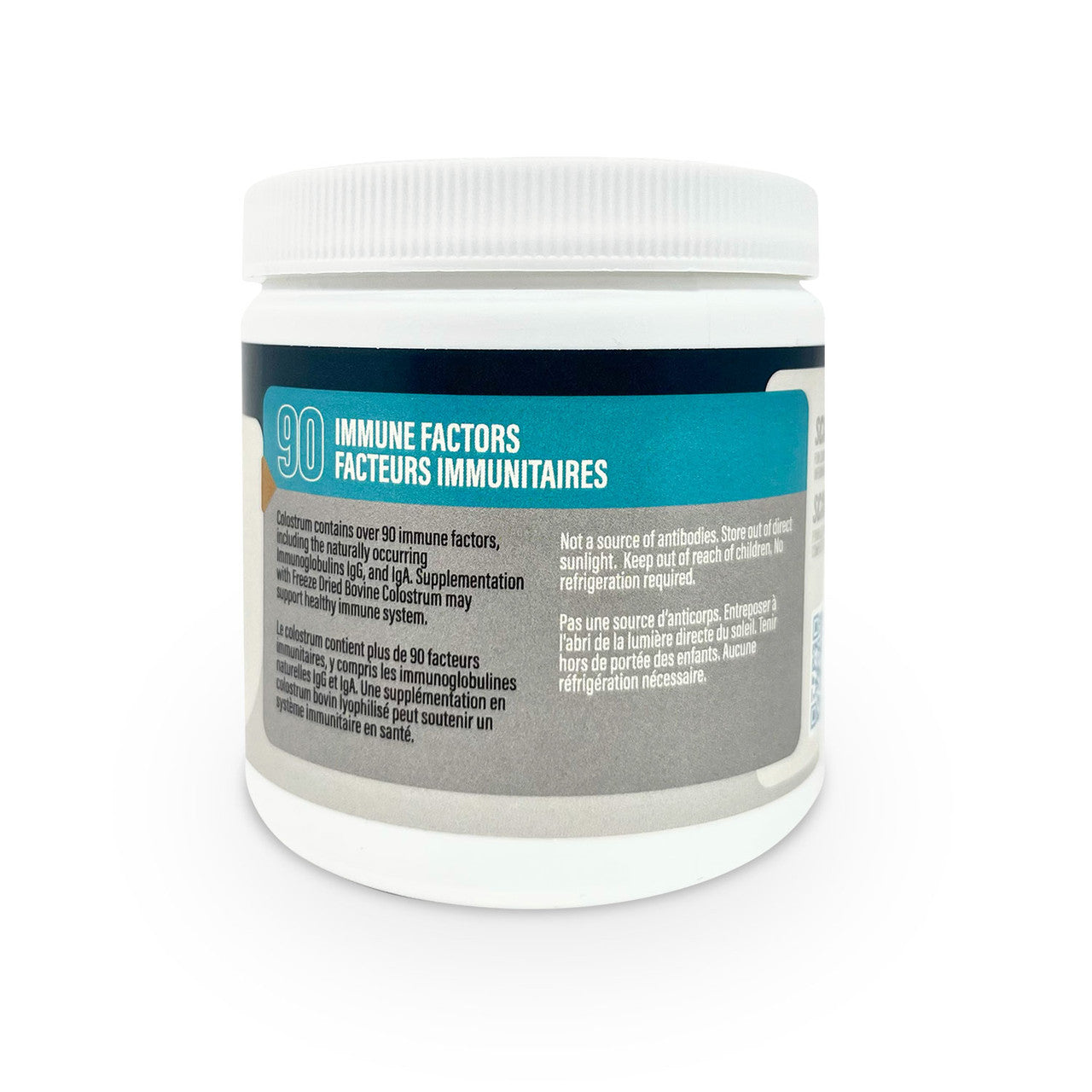 Thrive Bovine Colostrum freeze-dried powder supplement 60 g container
