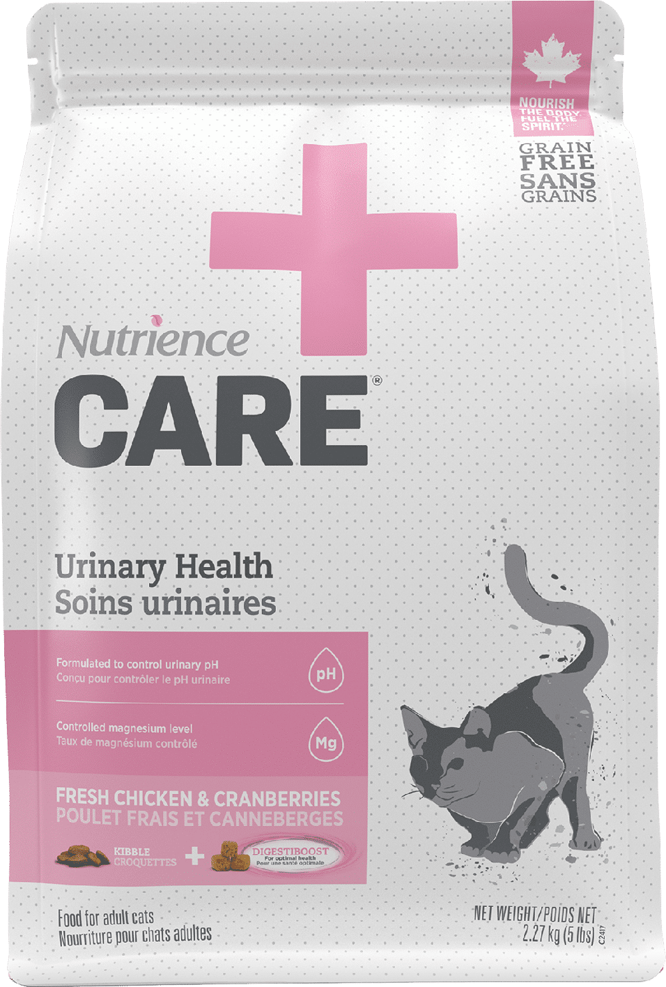 Nutrience Care Urinary Health dry cat food bag 5 kg