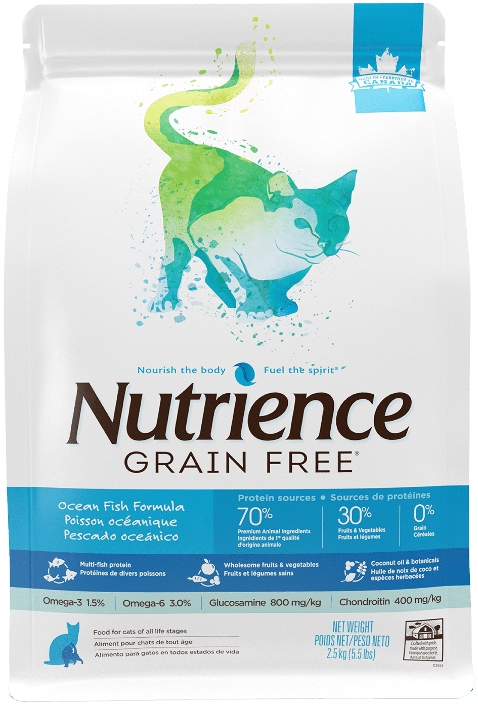 Nutrience Grain-Free Ocean Fish Cat Food 5 kg bag