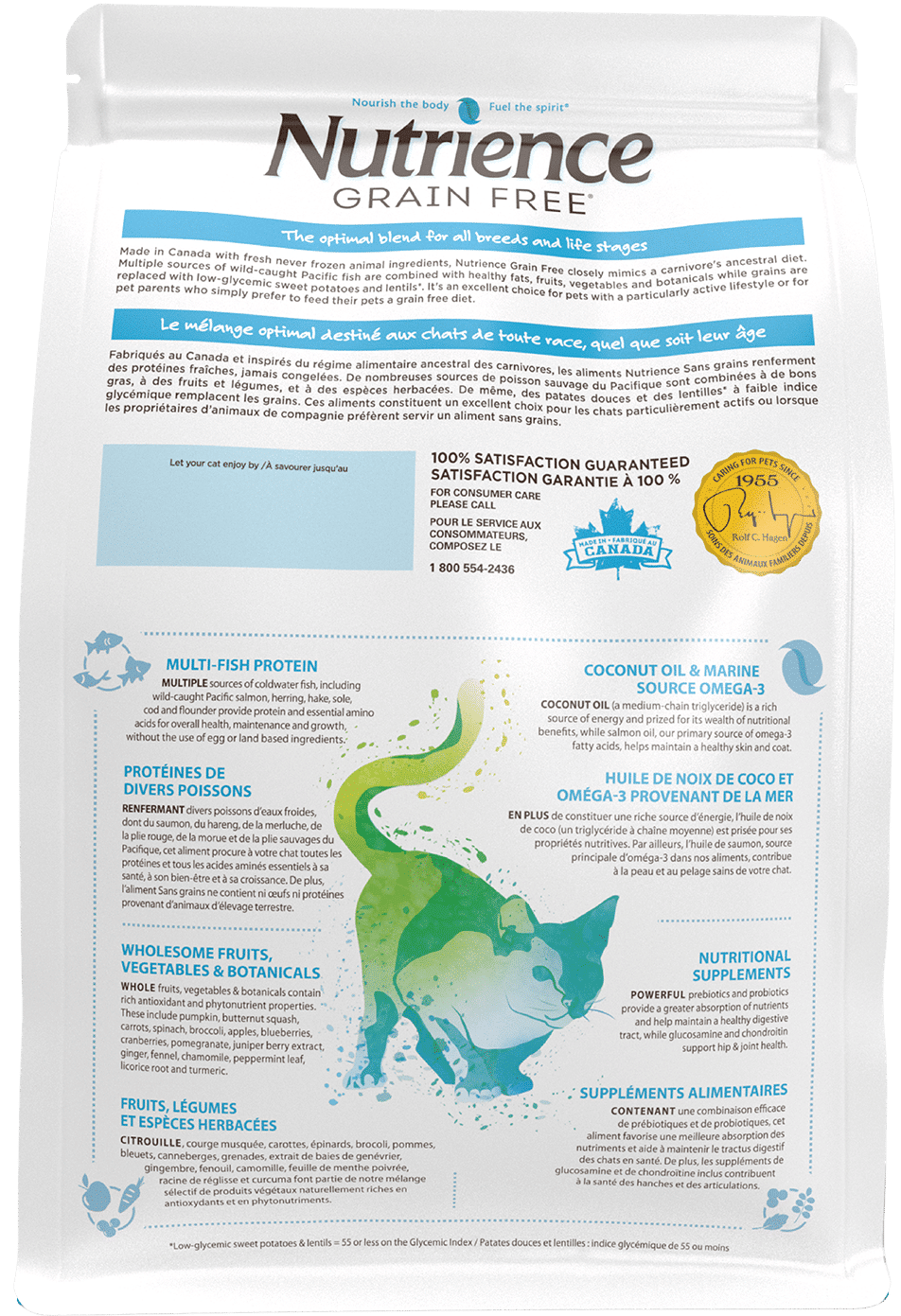 Nutrience Grain-Free Ocean Fish Cat Food 5 kg bag