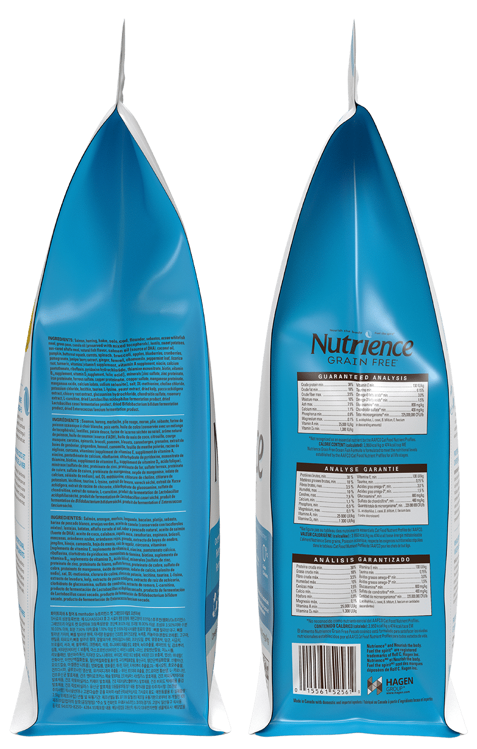 Nutrience Grain-Free Ocean Fish Cat Food 5 kg bag