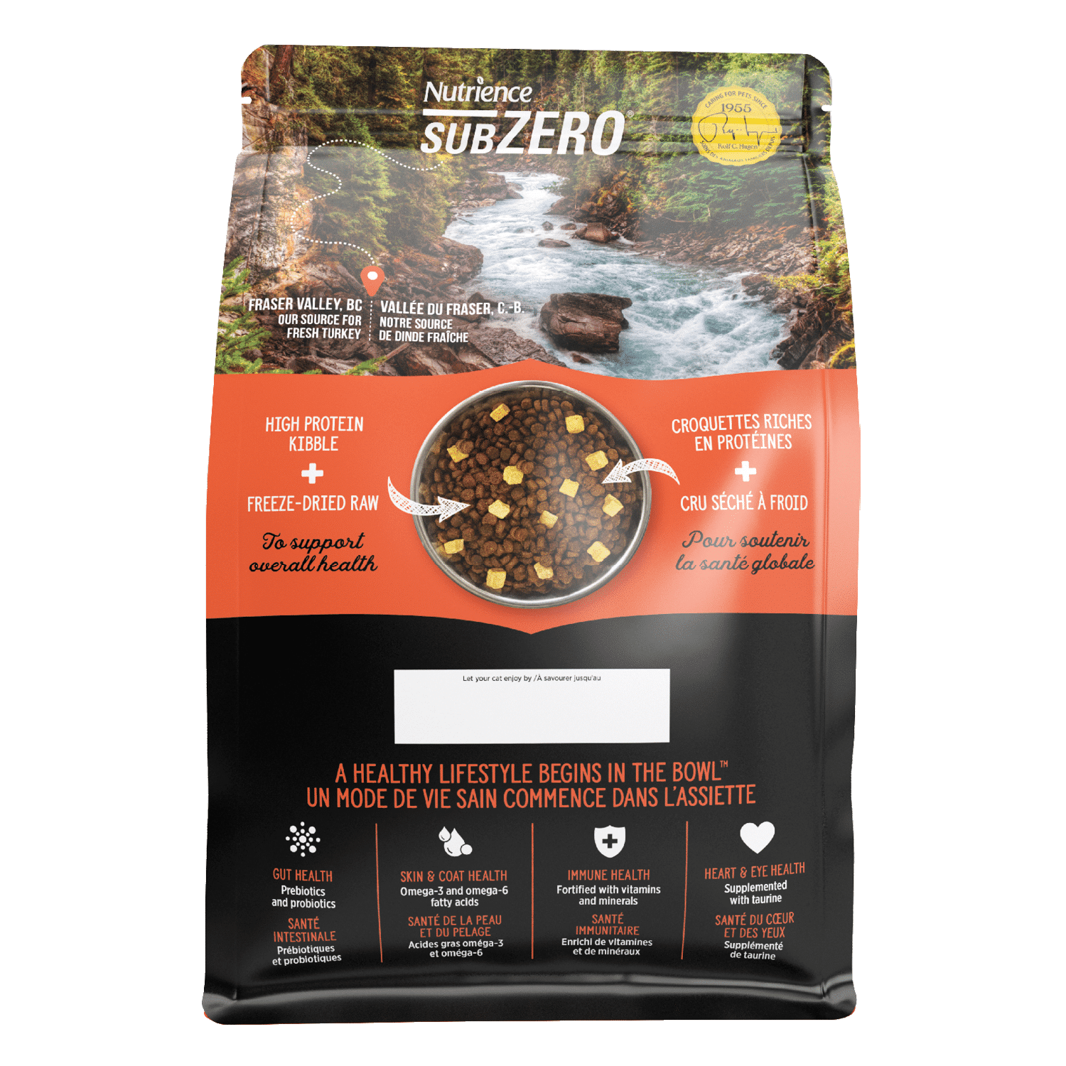 Nutrience SubZero Limited Ingredient Turkey & Pumpkin Dry Cat Food 4.5kg bag