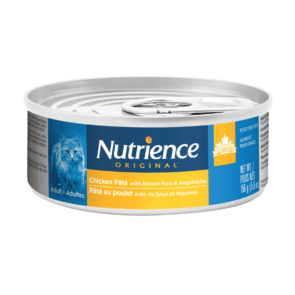 Nutrience Original Adult Chicken Pâté with Brown Rice & Vegetables 156g can