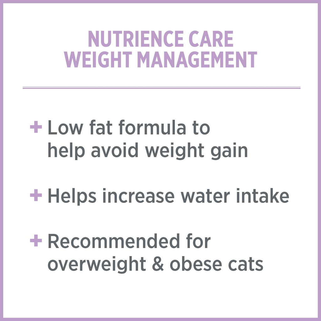 Nutrience Care Weight Control wet cat food pâté 156g can