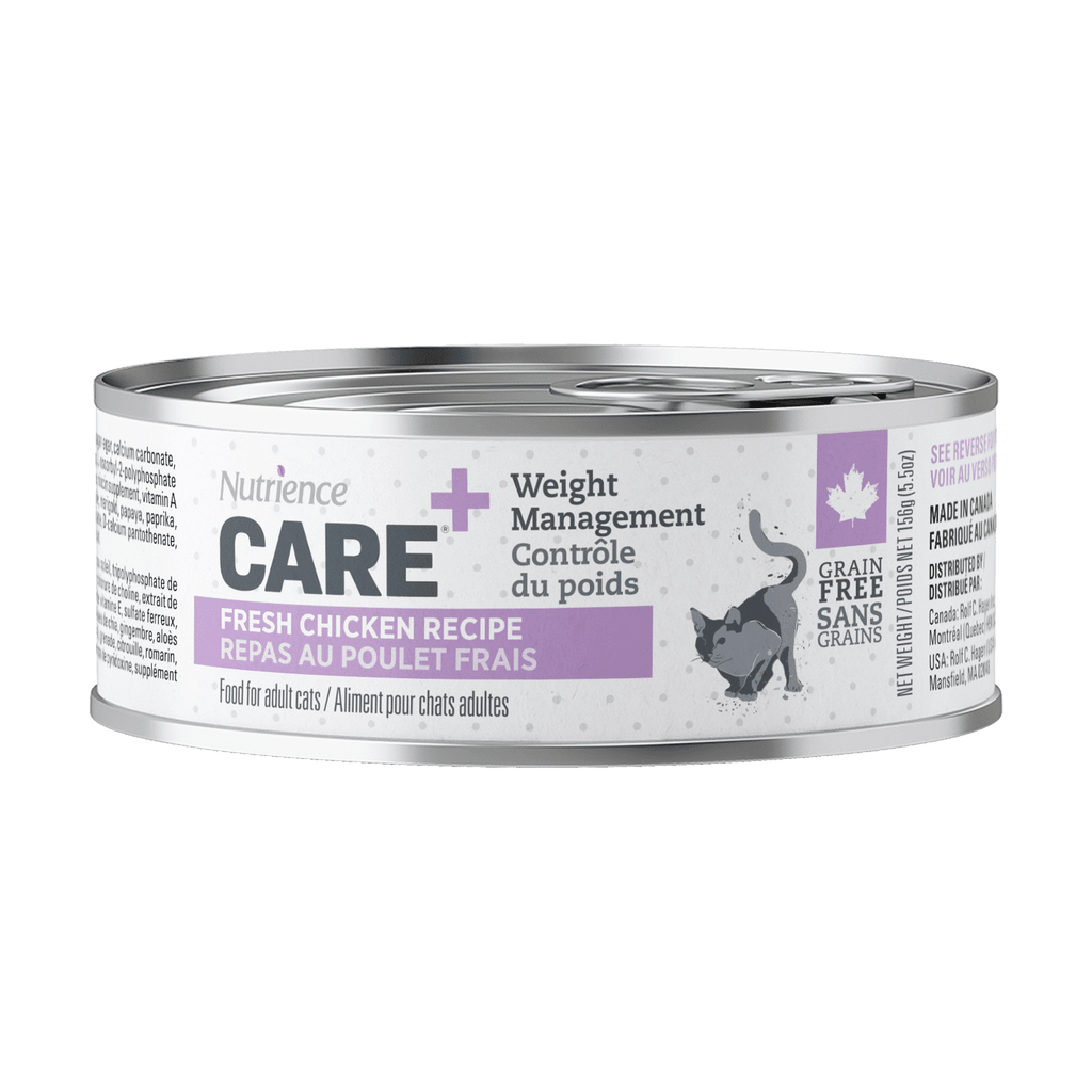 Nutrience Care Weight Control wet cat food pâté 156g can