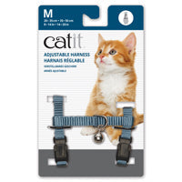 Catit Medium Adjustable Nylon Cat Harness in Light Blue