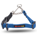 Smellydogz Martingale Collar blue 0.75 in 14-16 in