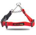 Smellydogz Martingale Collar red 0.75 in 14-16 in