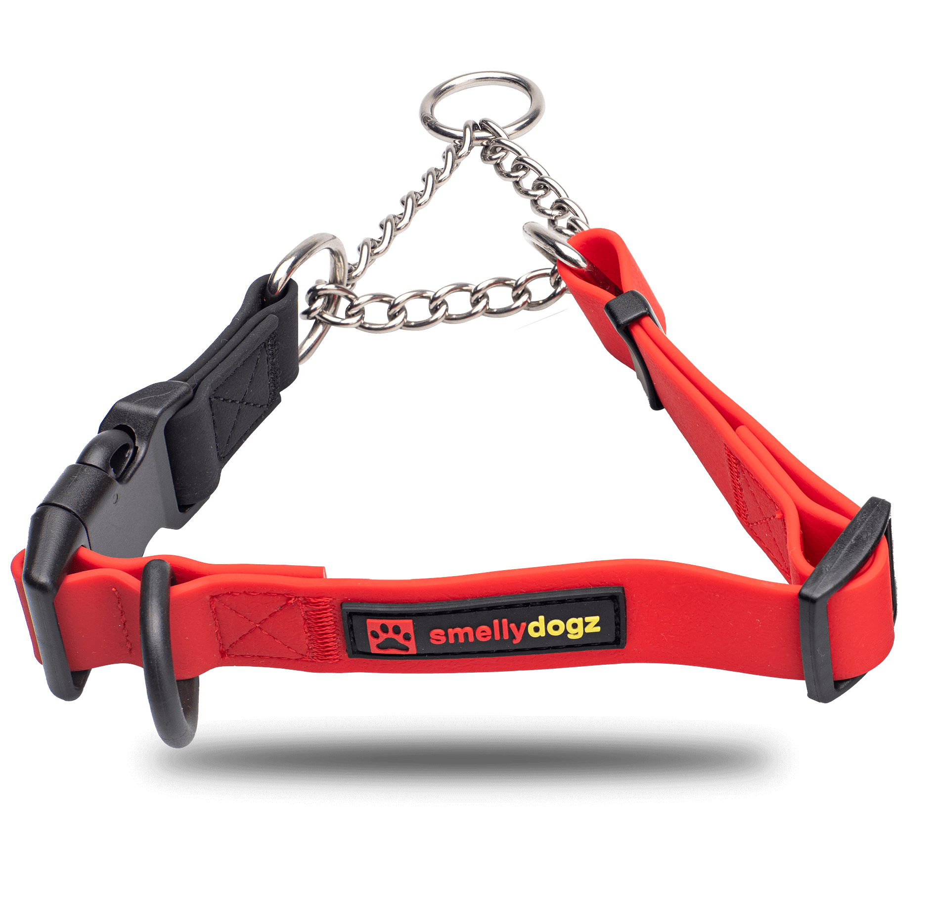 Smellydogz Martingale Collar red 0.75 in 14-16 in