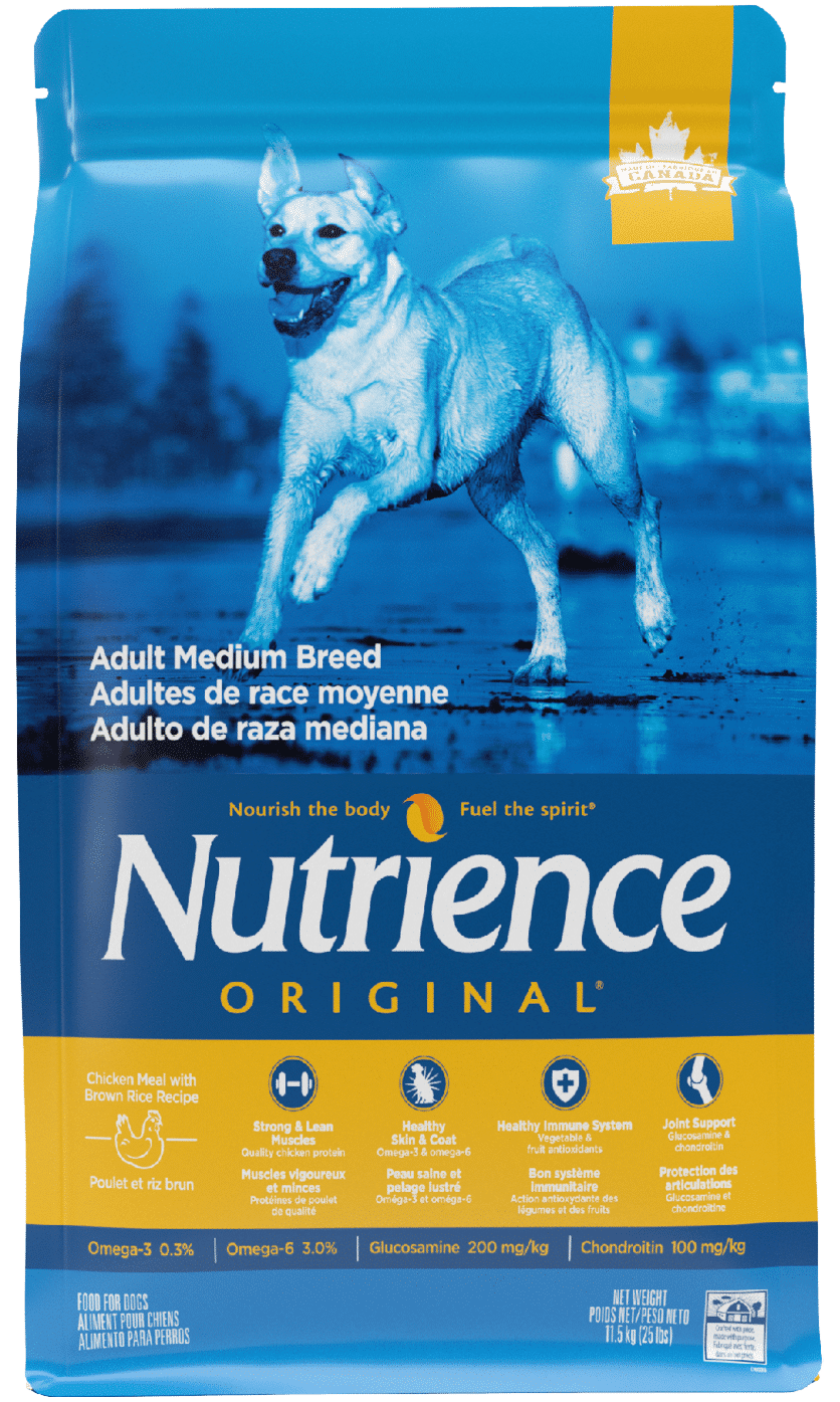 Nutrience Original Adult Medium Breed Chicken dry dog food 11.5 kg bag