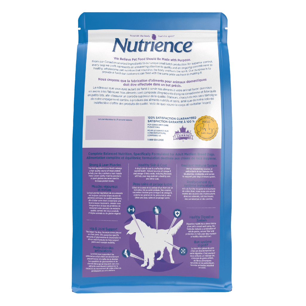 Nutrience Original Adult Medium Breed Lamb dry dog food 11.5 kg bag