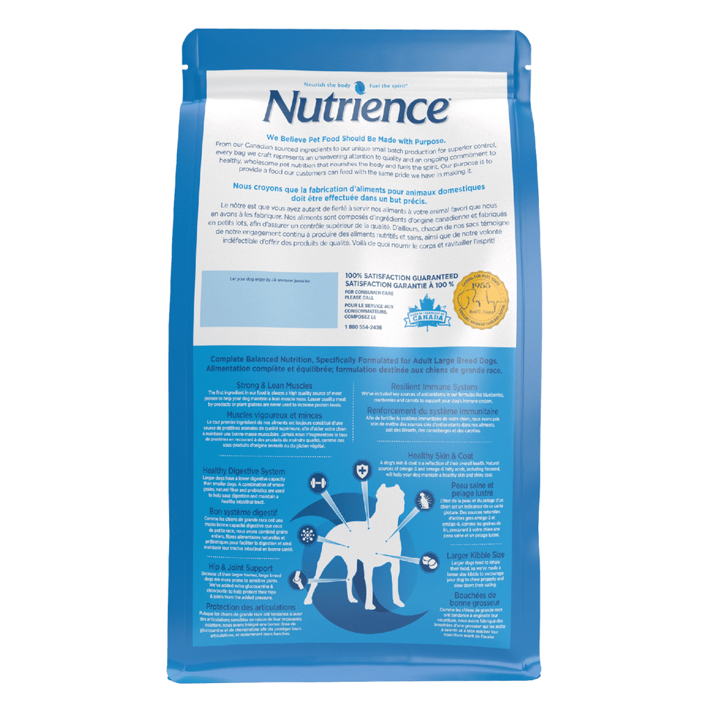 Nutrience Original Adult Large Breed Chicken dry dog food 11.5 kg bag