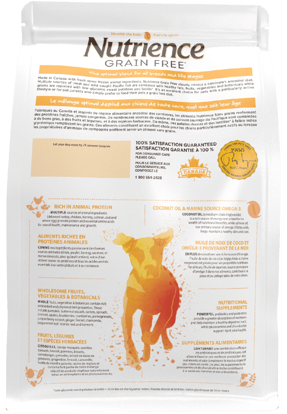 Nutrience Grain Free Turkey Chicken and Herring dry dog food 10 kg bag