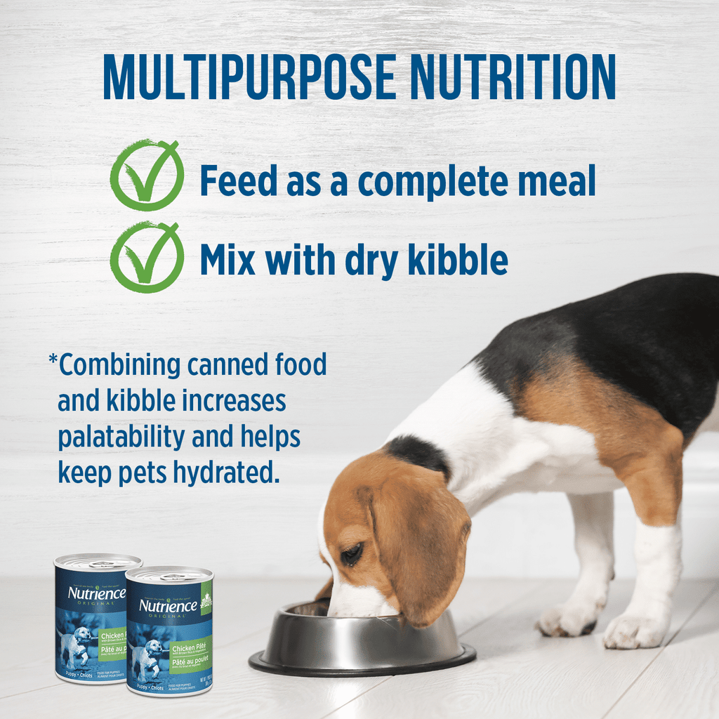 Nutrience Original Puppy Chicken Pâté wet dog food 369g can