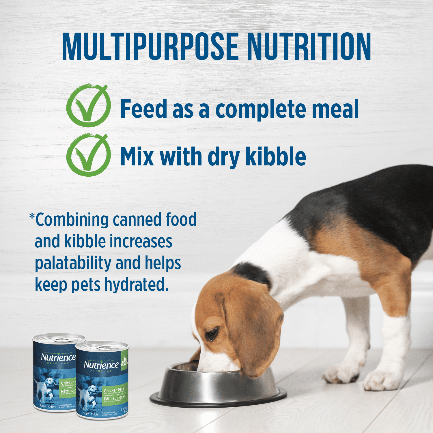 Nutrience Original Puppy Chicken Pâté wet dog food 369g can