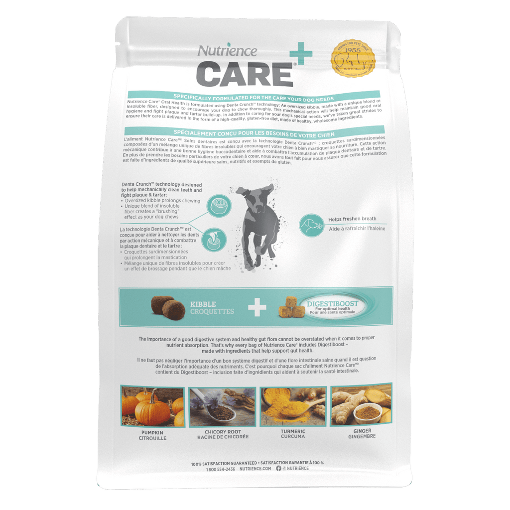 Nutrience Care Oral Health dry dog food 1.5kg bag