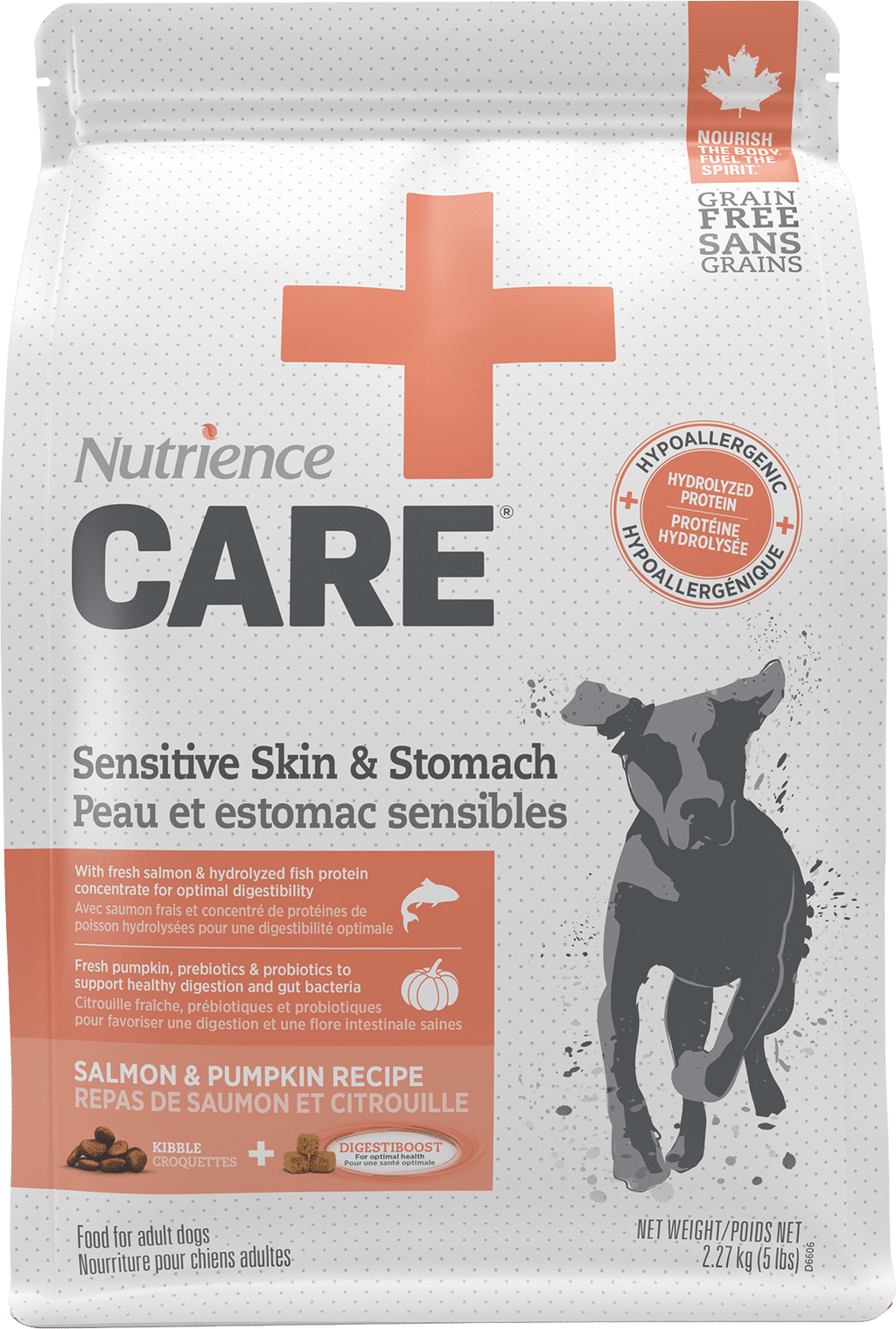 Nutrience Care Sensitive Skin and Stomach dry dog food 10 kg bag
