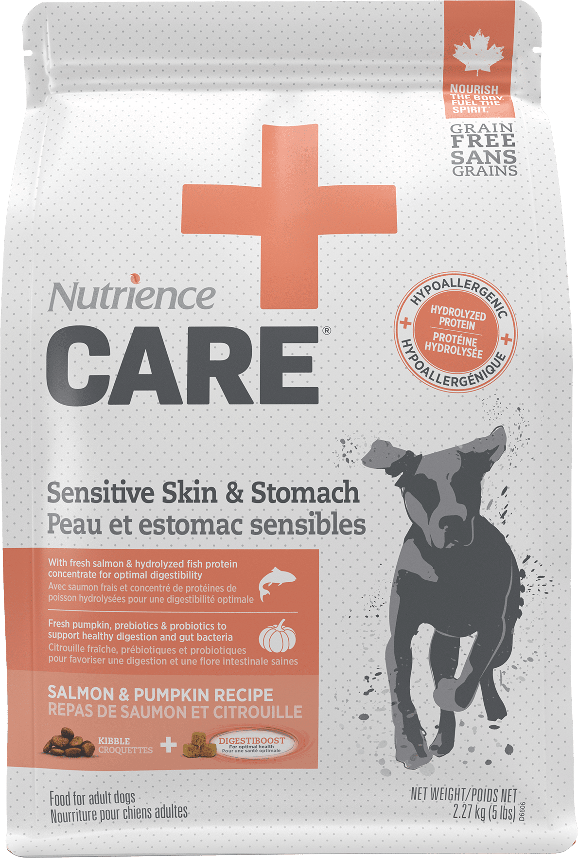 Nutrience Care Sensitive Skin and Stomach dry dog food 10 kg bag