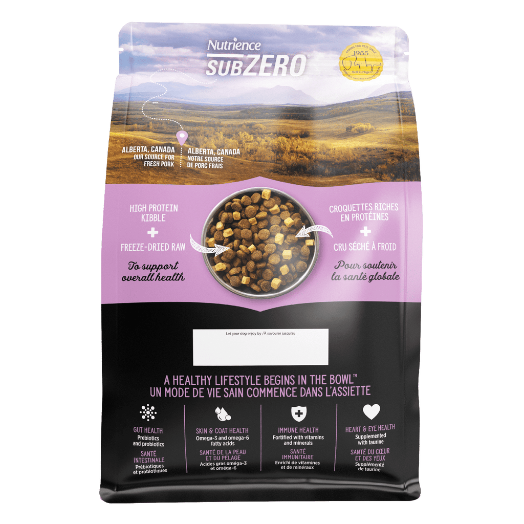 Nutrience SubZero Limited Ingredient Pork and Apple dry dog food 10 kg bag