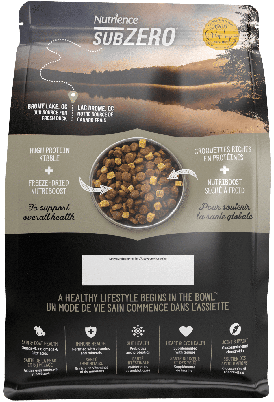 Nutrience SubZero Northern Lakes dry dog food 1.8 kg bag