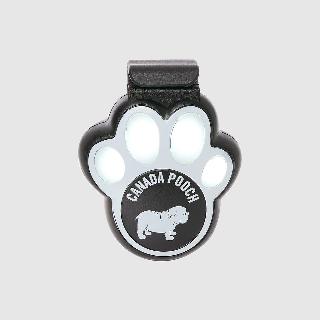 Canada Pooch Core Hands-Free Clip-On Safety Light in black