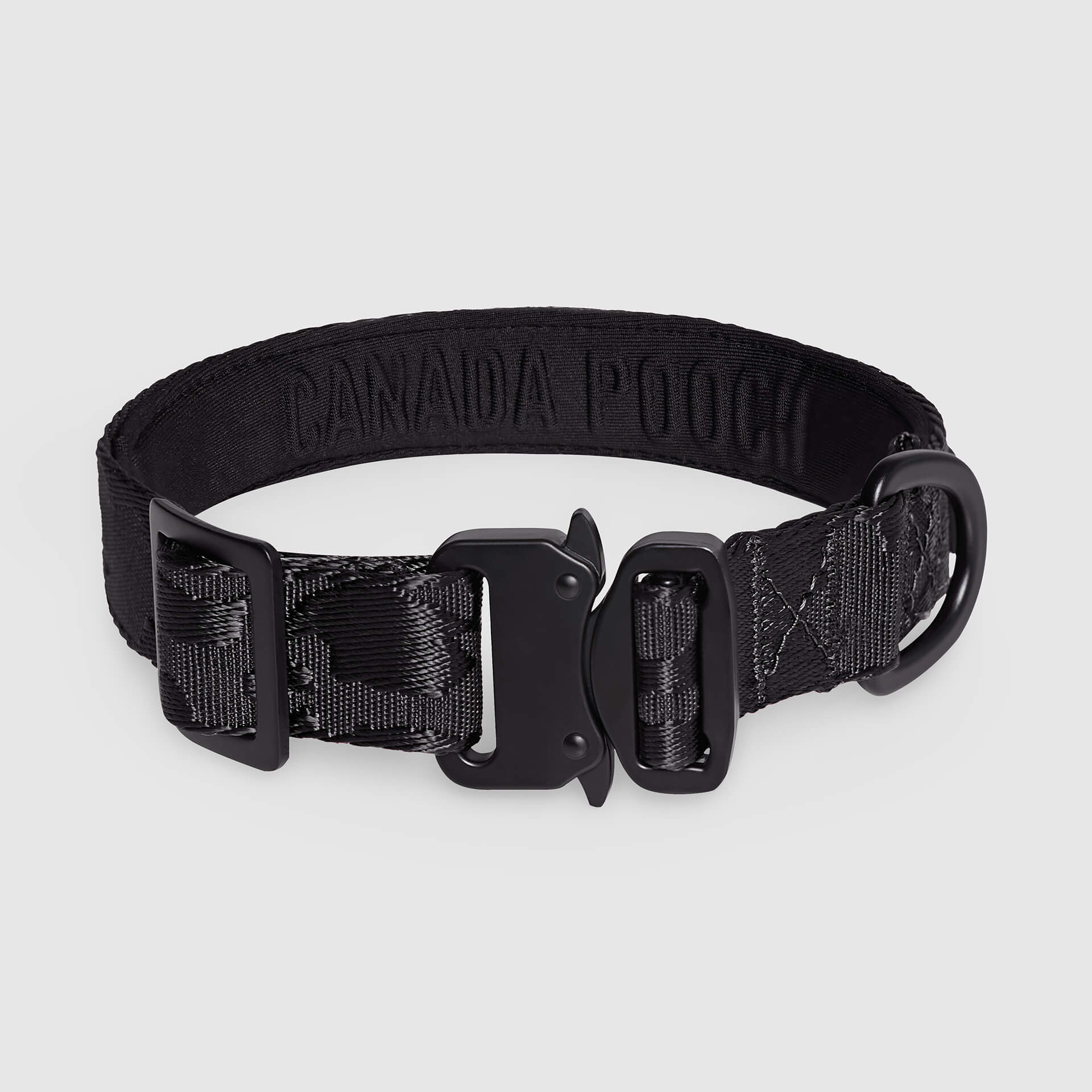 Canada Pooch Core Utility Collar Black Camo Medium