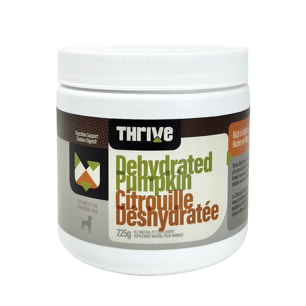 Thrive Pumpkin Powder 225 g dehydrated pumpkin digestive supplement for dogs
