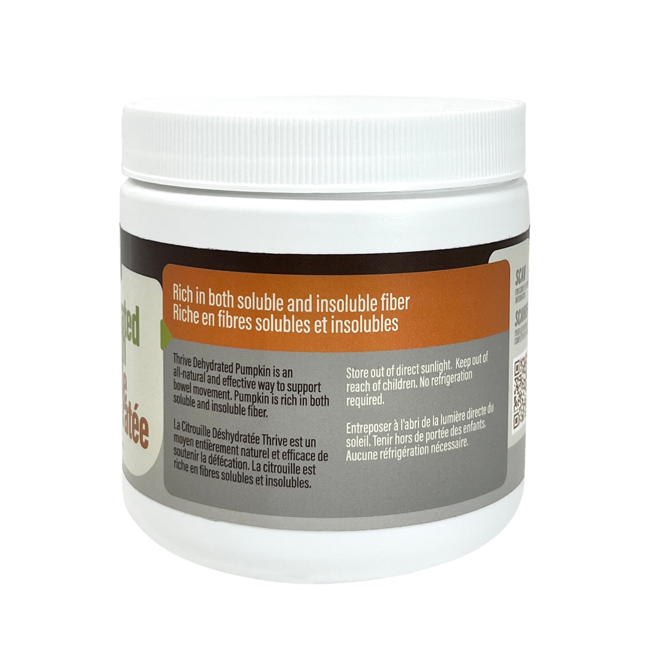 Thrive Pumpkin Powder 225 g dehydrated pumpkin digestive supplement for dogs