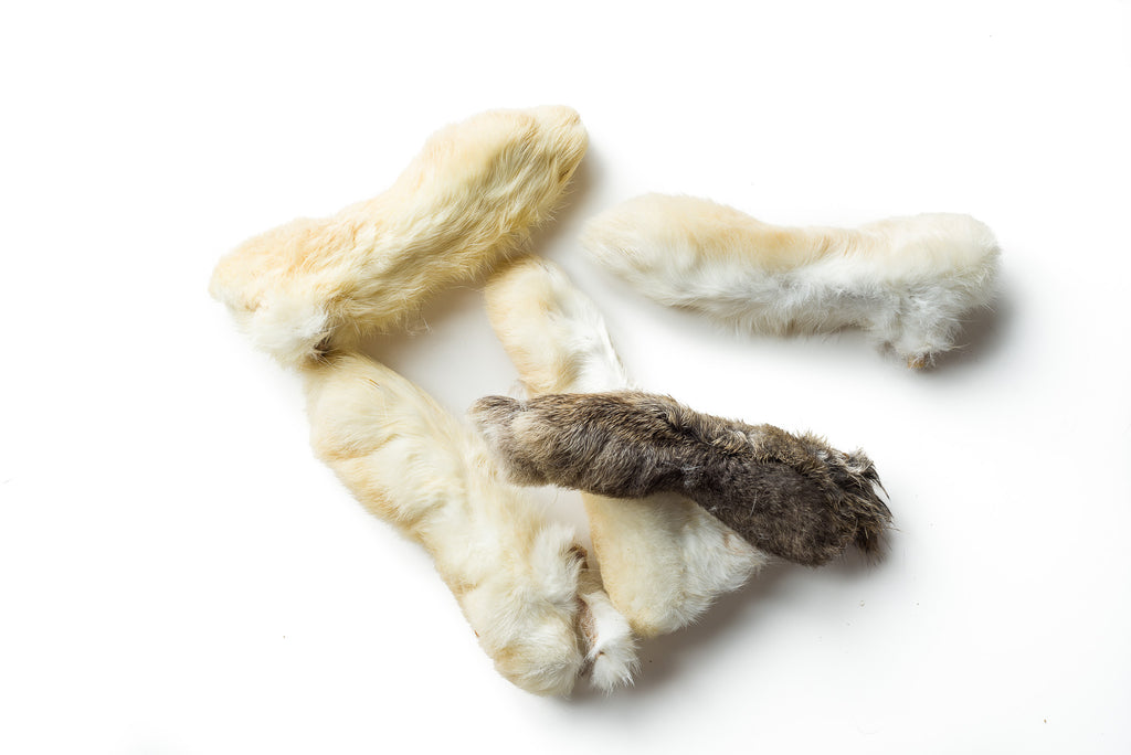 Hero Dog Treats Rabbit Feet single-ingredient dehydrated chews 114 g bag