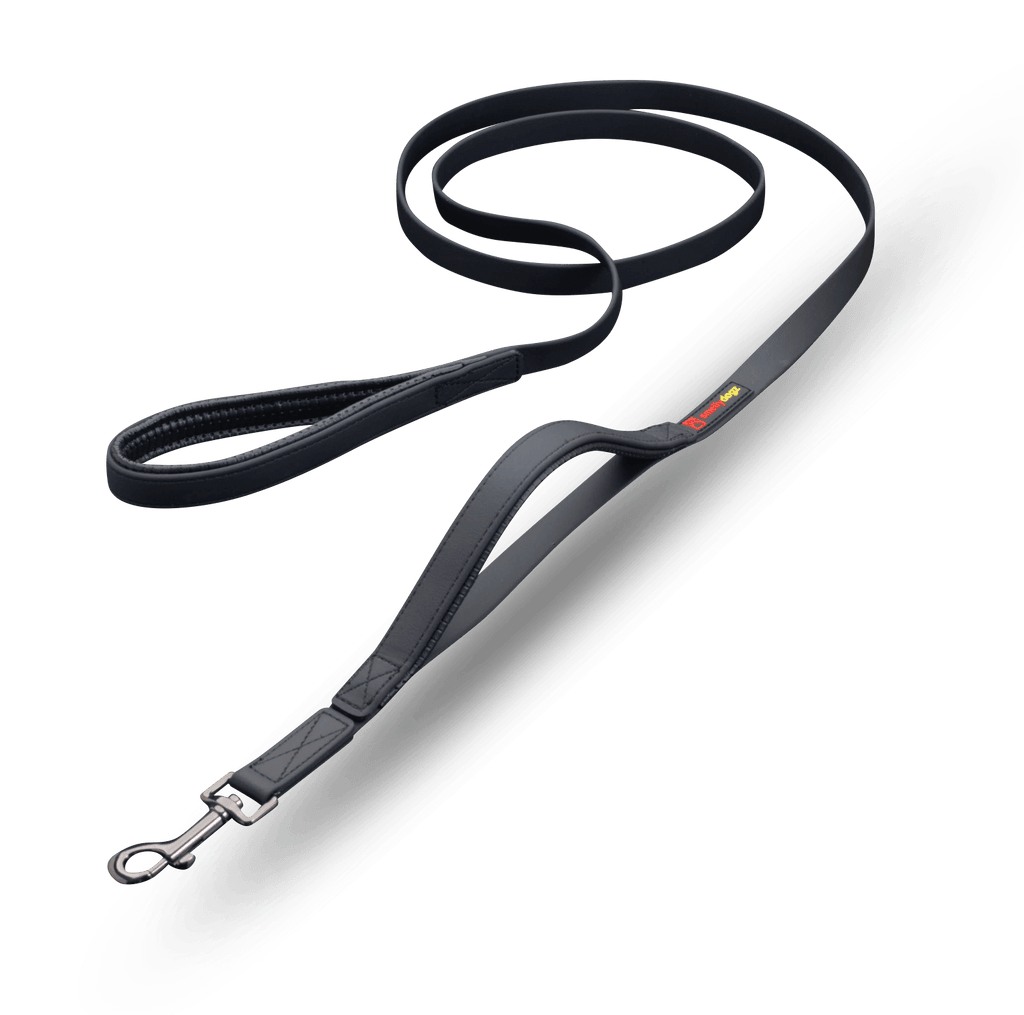 Smellydogz Double Handle Lead black 3/4 inch 6 foot