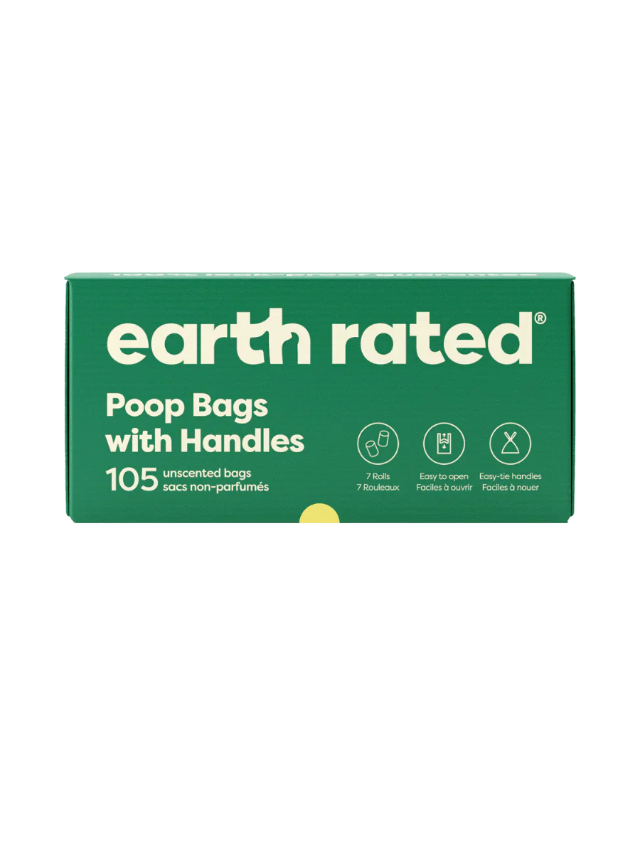 Earth Rated Unscented Handle Bags on Refill Rolls 120 bags