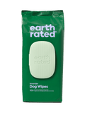 Earth Rated compostable dog grooming wipes lavender scent 8x8 inch 100-pack