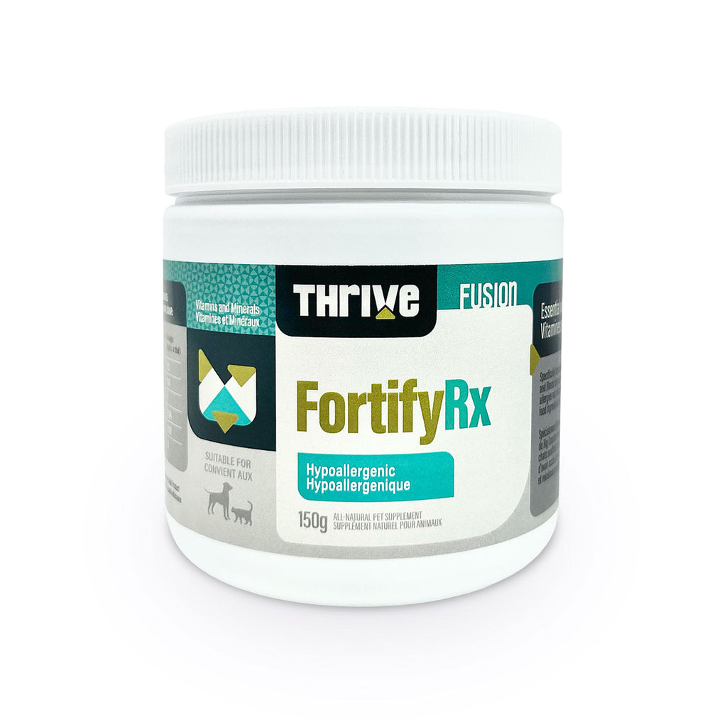 Thrive FortifyRx Fusion multivitamin supplement powder for dogs and cats 150 g