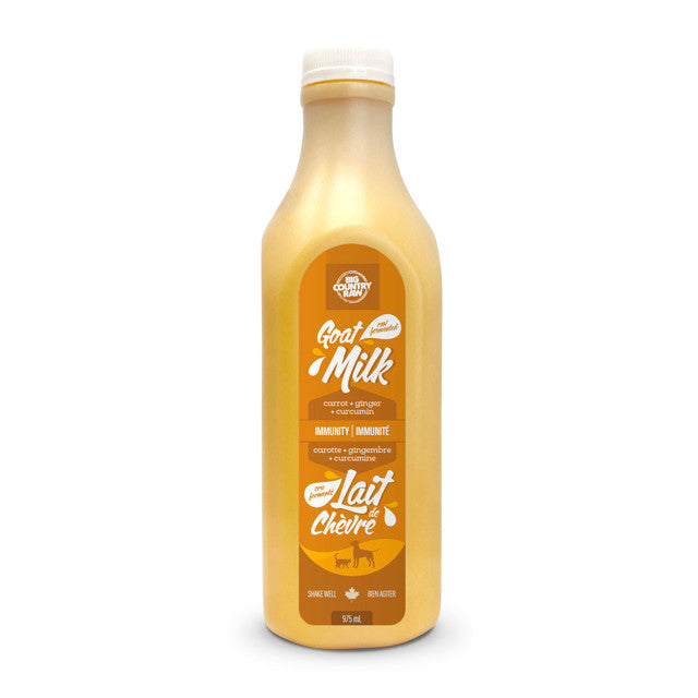 Big Country Raw - Raw Goat Milk Immunity (Orange) 975 mL