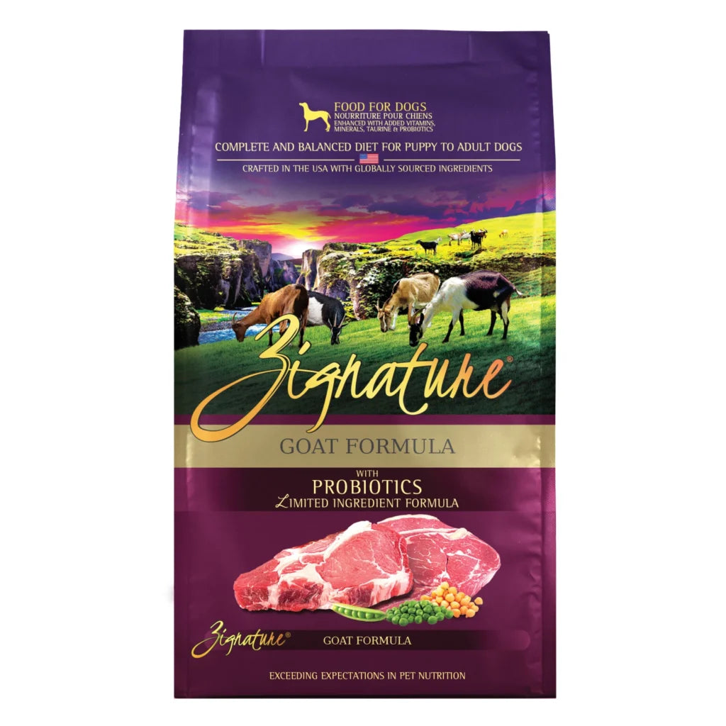 Zignature Limited Ingredient Diet Goat Dry Dog Food 4 lb bag