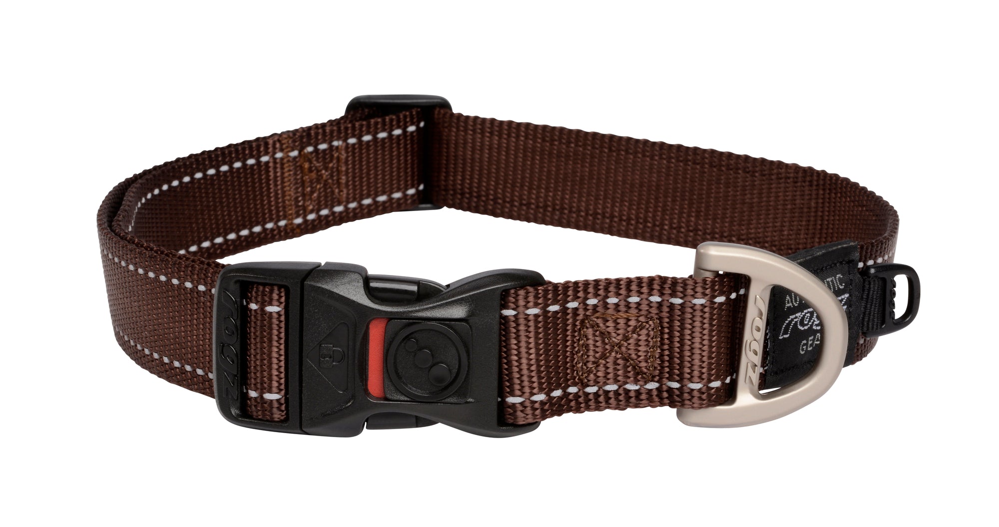 Rogz Utility Classic Dog Collar X-Large in Brown