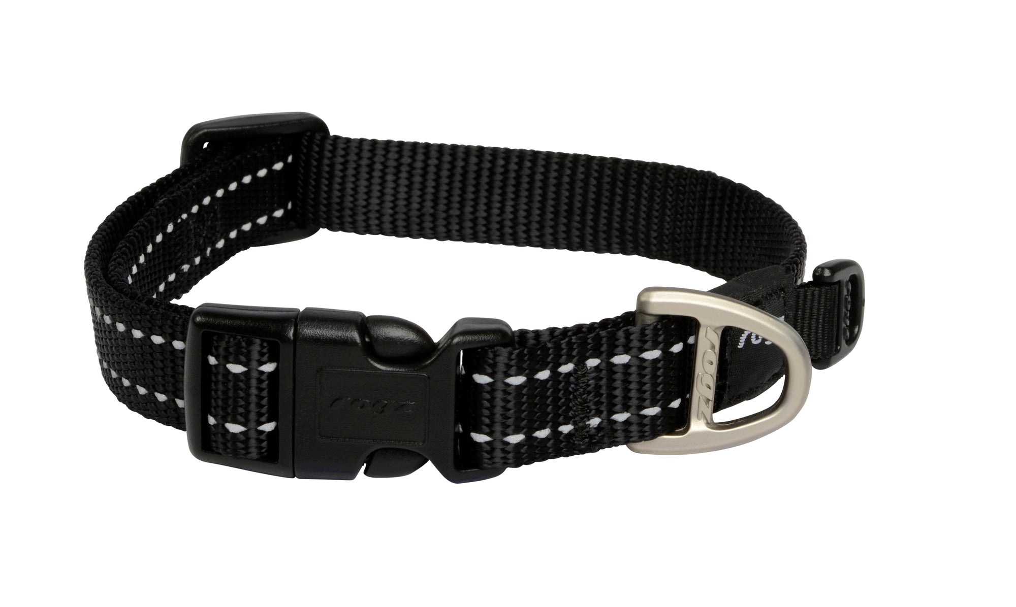 Rogz Utility Classic Dog Collar Medium Black