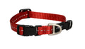 Rogz Utility Classic Dog Collar X-Small Red with reflective stitching and Smart-Loc buckle