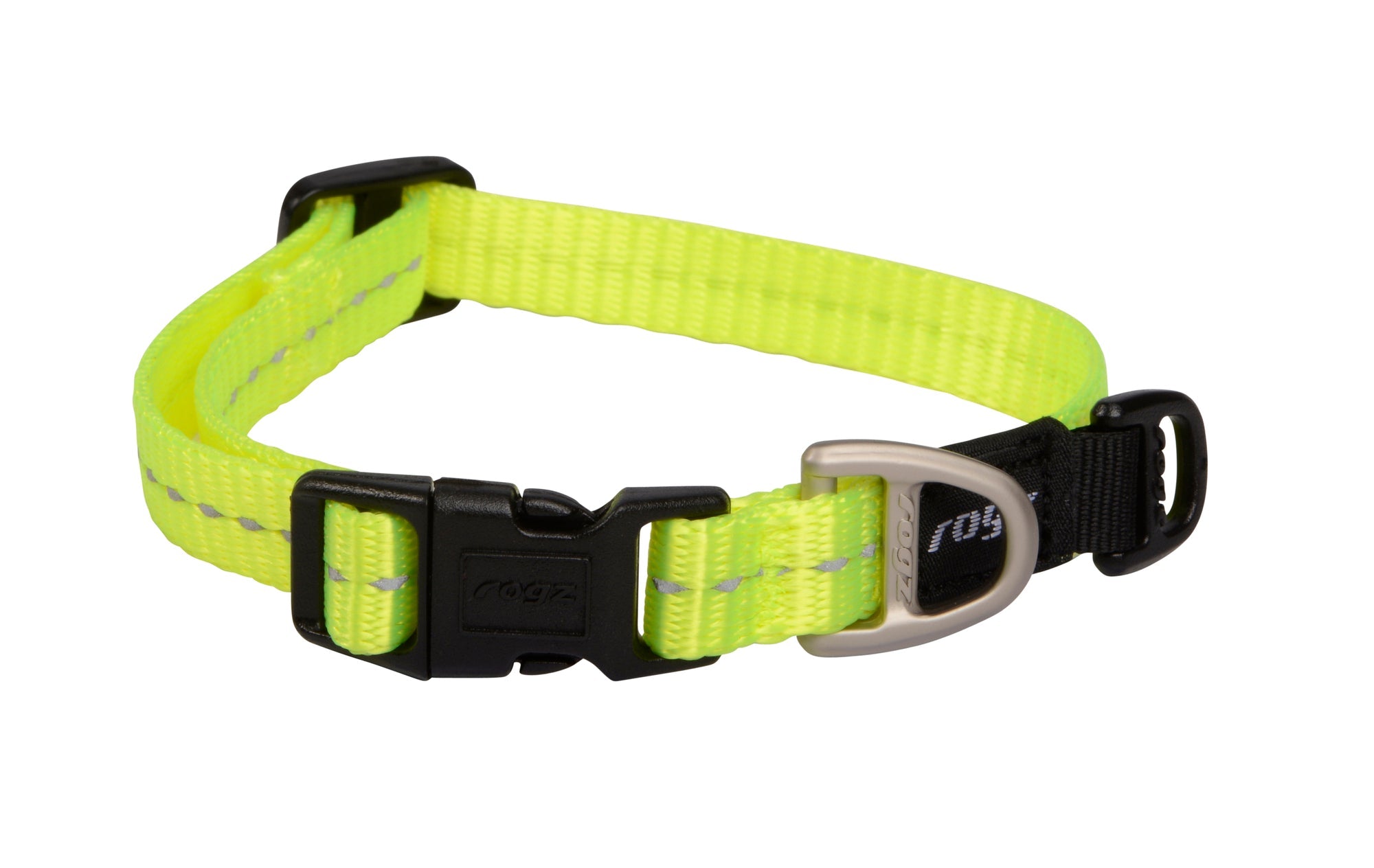 Rogz Utility Classic Collar Small Dayglo tear-resistant nylon dog collar