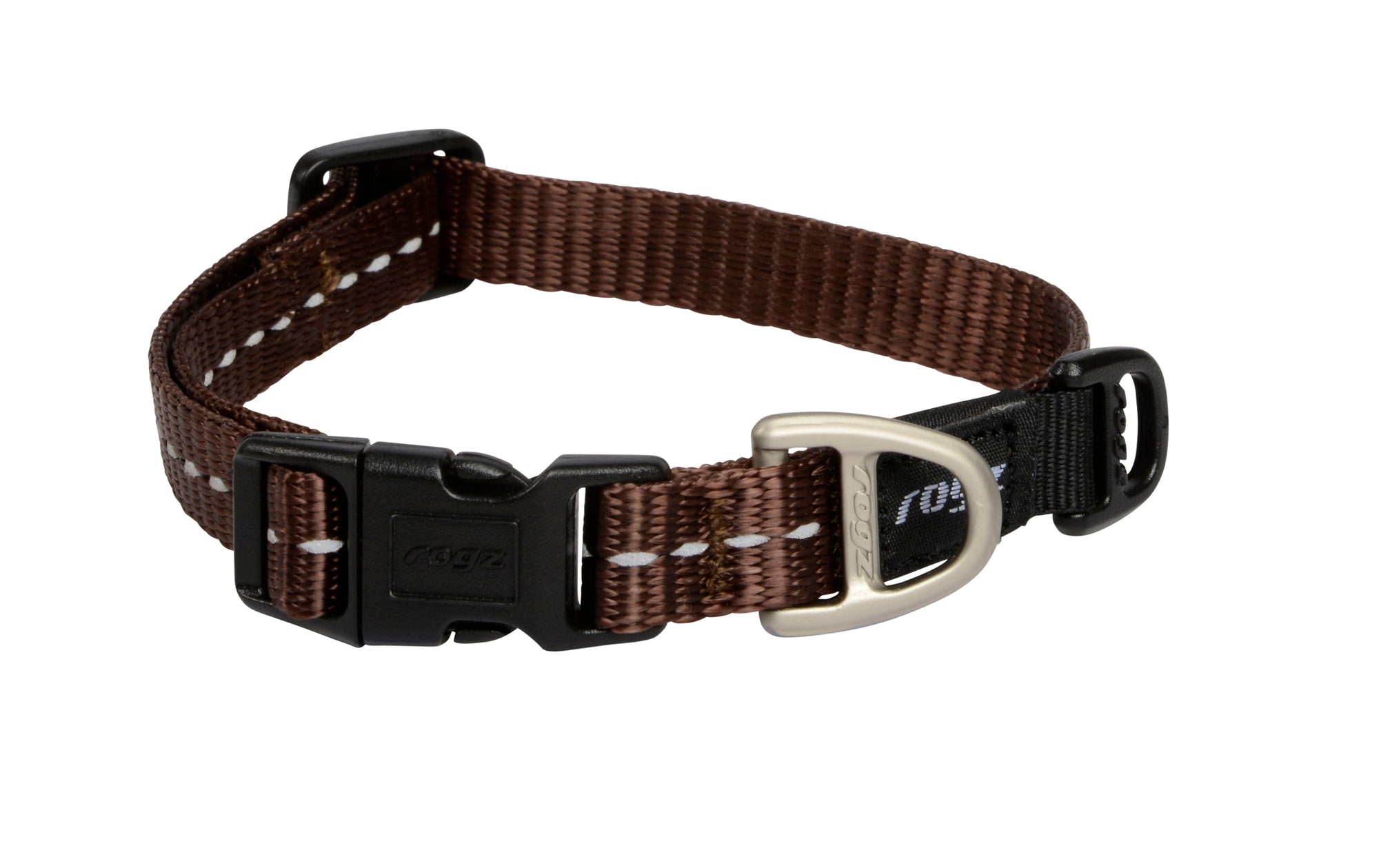 Rogz Utility Classic Dog Collar Small Chocolate