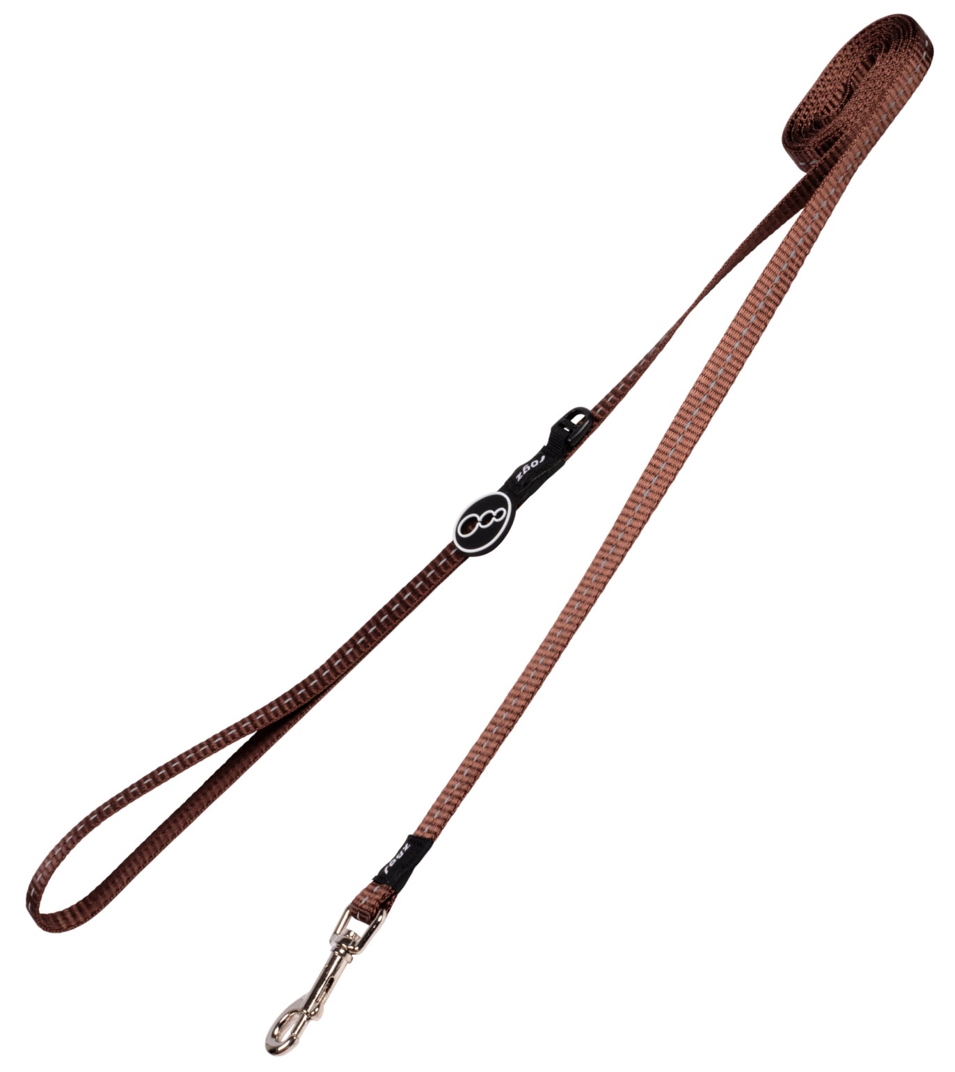 Rogz Utility Classic Lead Large 6 ft in Chocolate