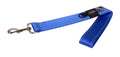 Rogz Utility Classic Lead XX-Large 1.5ft Blue short nylon dog leash with reflective stitching