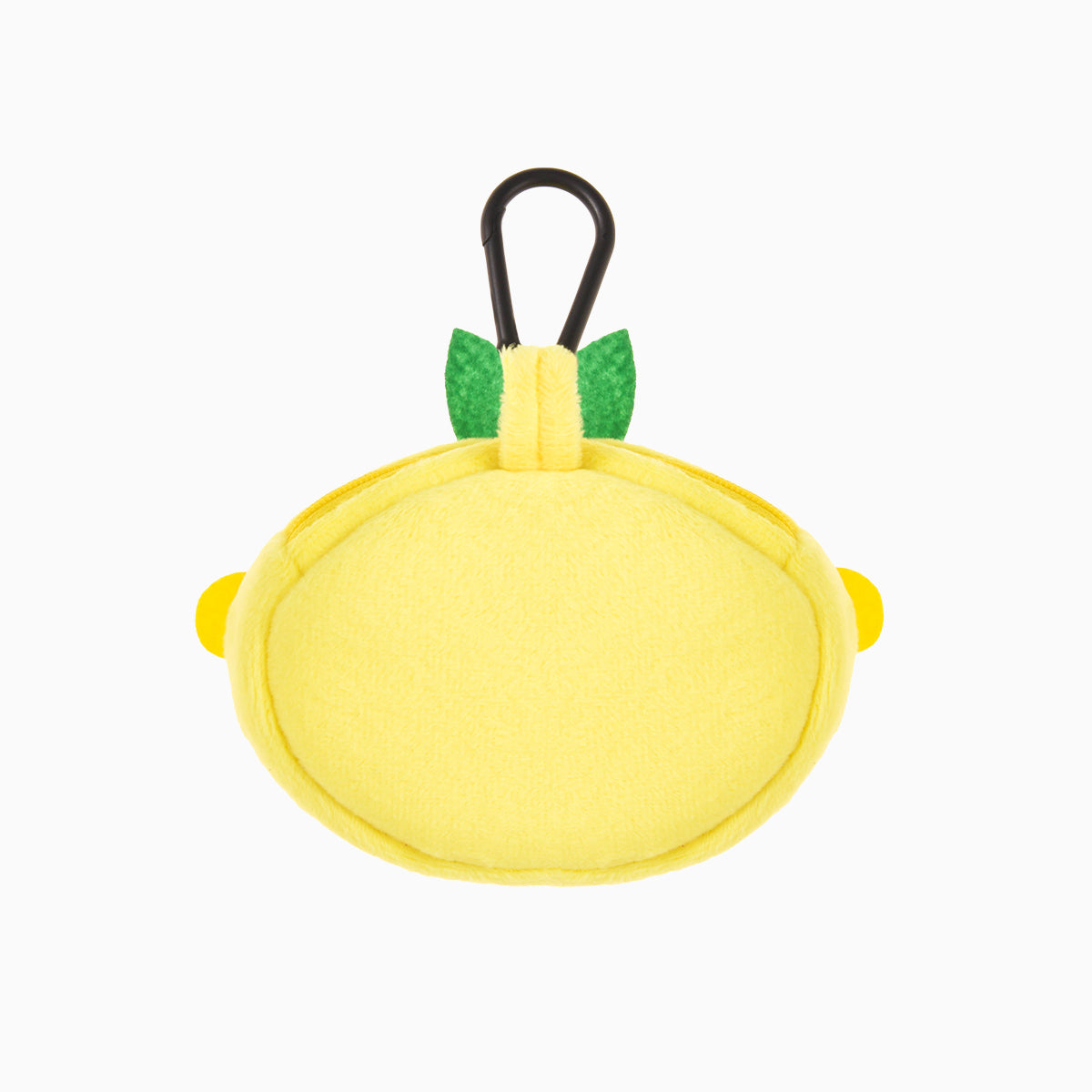 HugSmart Pooch Pouch Poop Bag Holder Lemon soft plush dispenser with leash clip