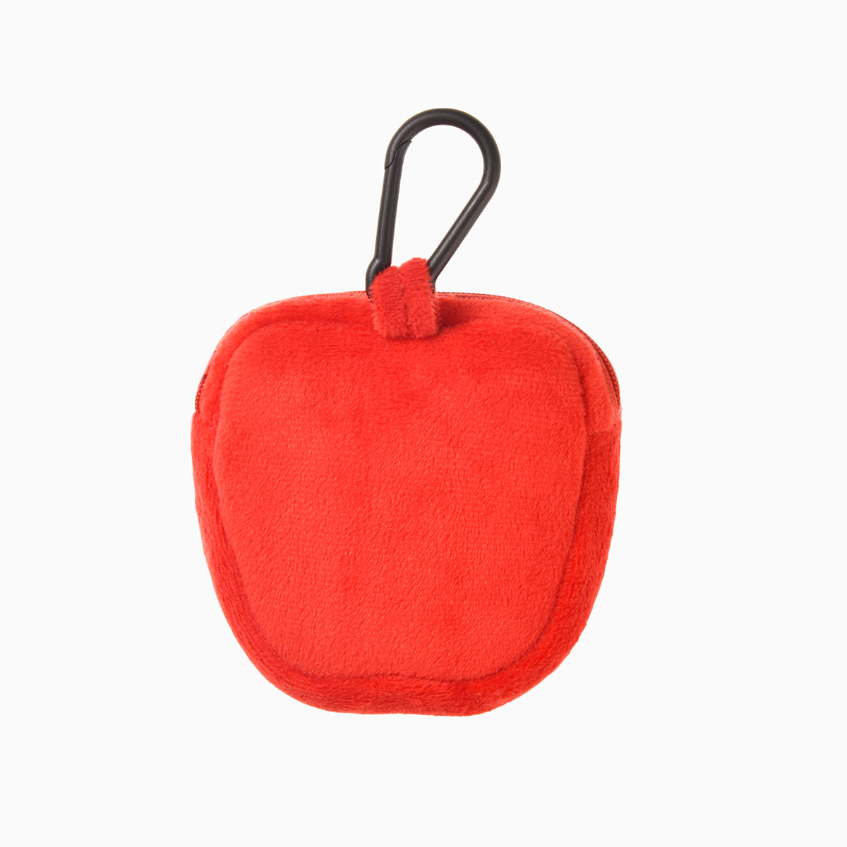 HugSmart Pooch Pouch apple-shaped plush poop bag holder for dogs